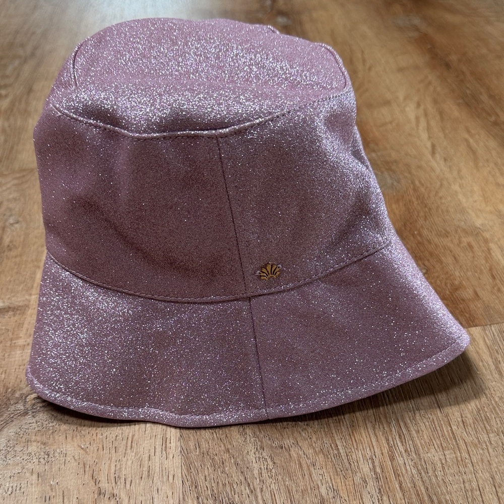 Lele Sadoughi pink sparky hat